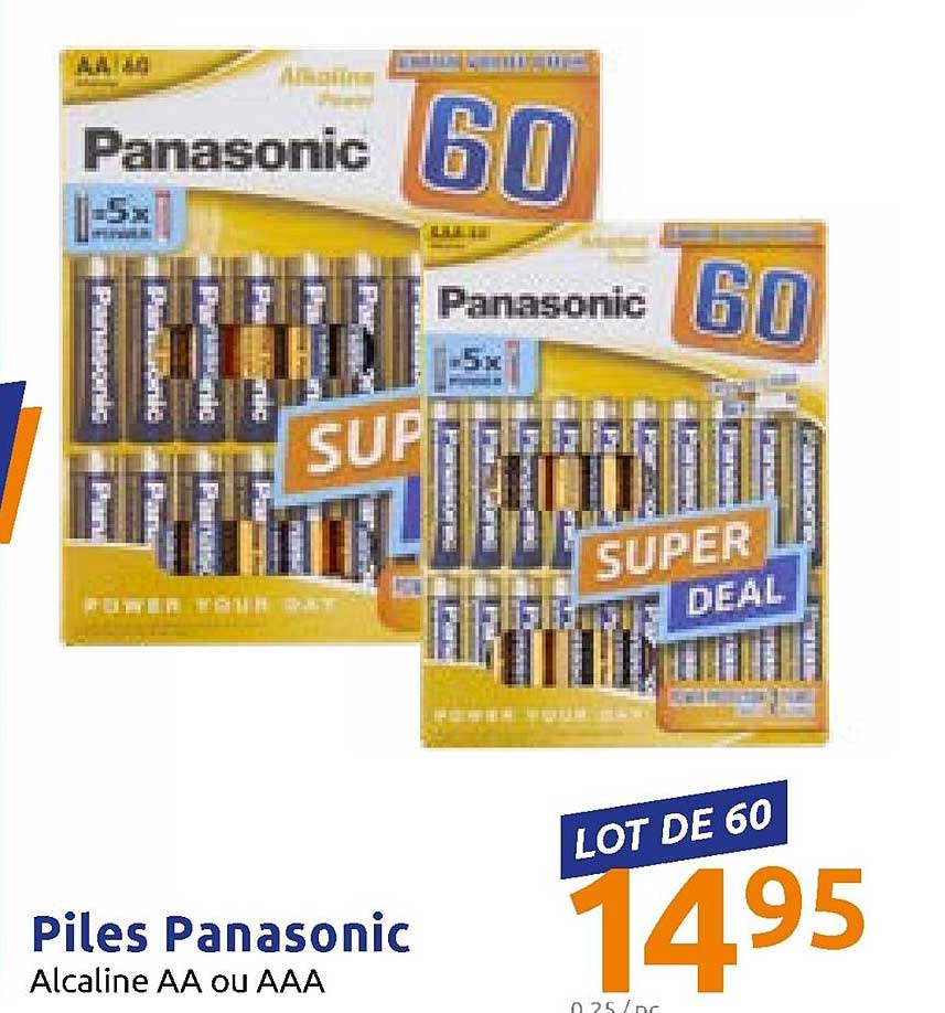 Piles Panasonic