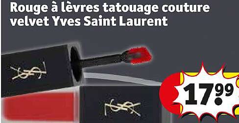 rouge à lèvres tatouage couture velvet yves saint laurent