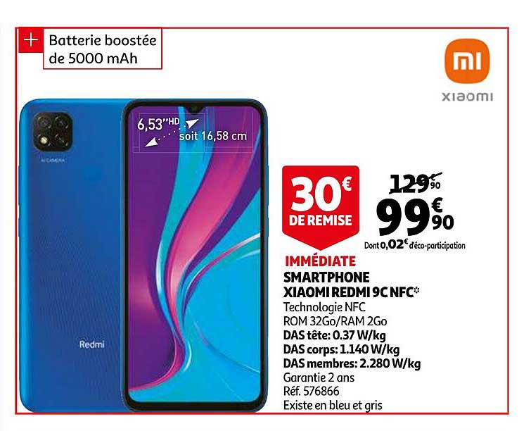 smartphone xiaomi redmi 9c nfc