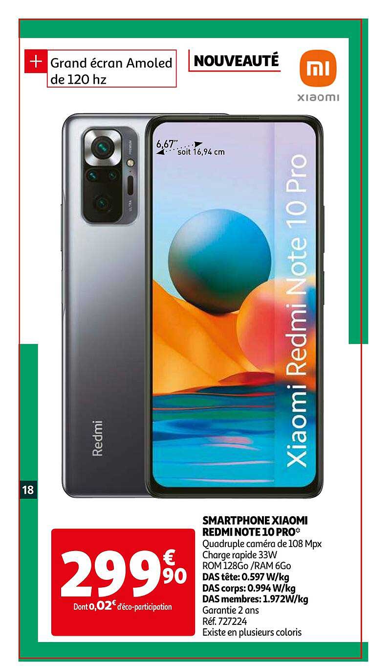 Smartphone Xiaomi Redmi Note 10 Pro