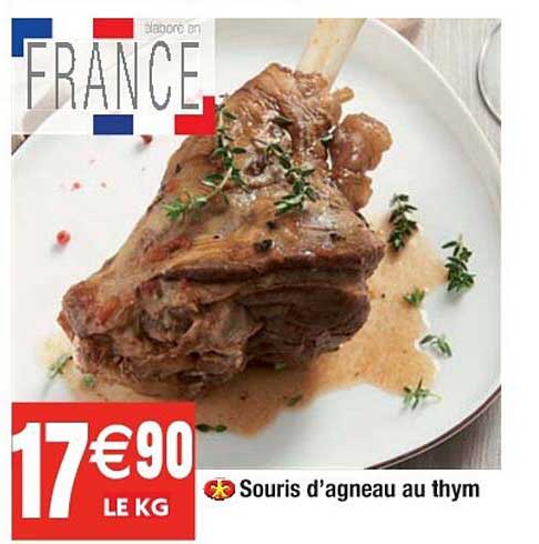 souris d'agneau au thym