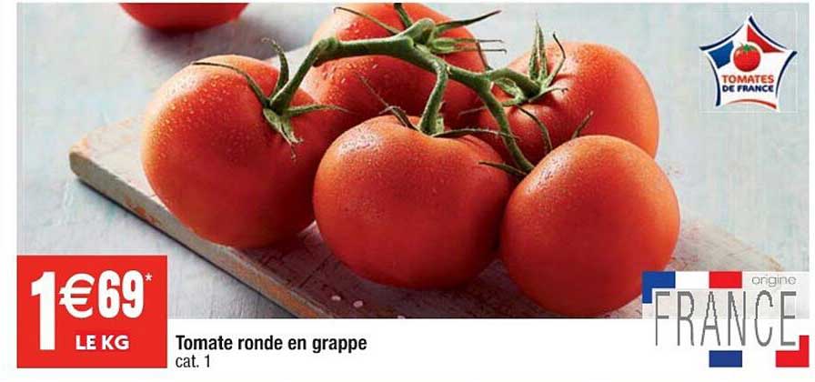 Tomate Ronde En Grappe