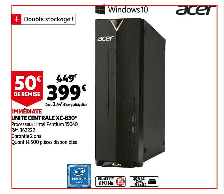 unité centrale xc-830