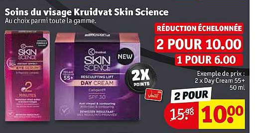 soins du visage kruidvat skin science