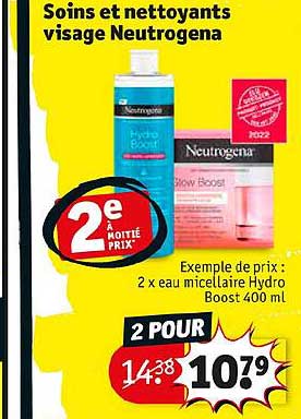soins et nettoyants visage neutrogena