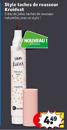 stylo taches de rousseur kruidvat