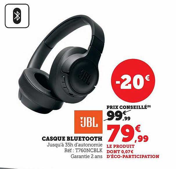 Casque Bluetooth Jbl