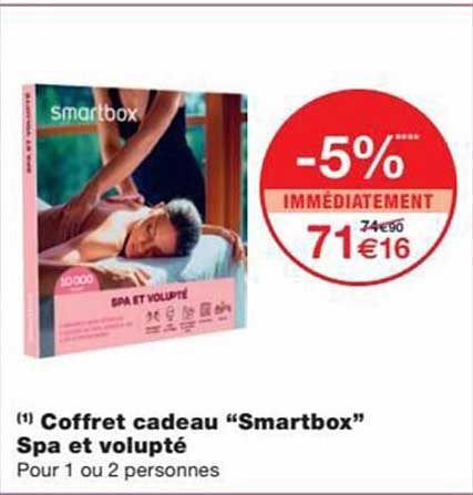 coffret cadeau "smartbox" spa et volupté