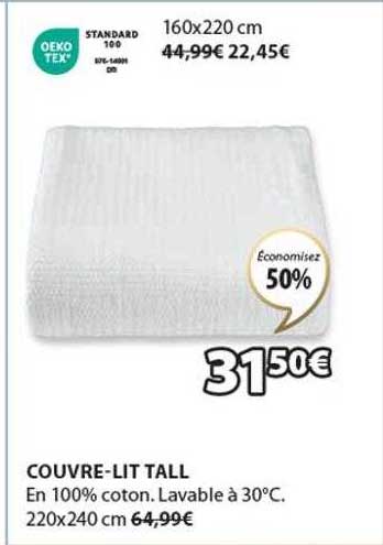 couvre-lit tall