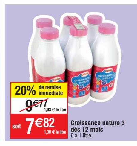 Croissance Nature 3 Dès 12 Mois Cora