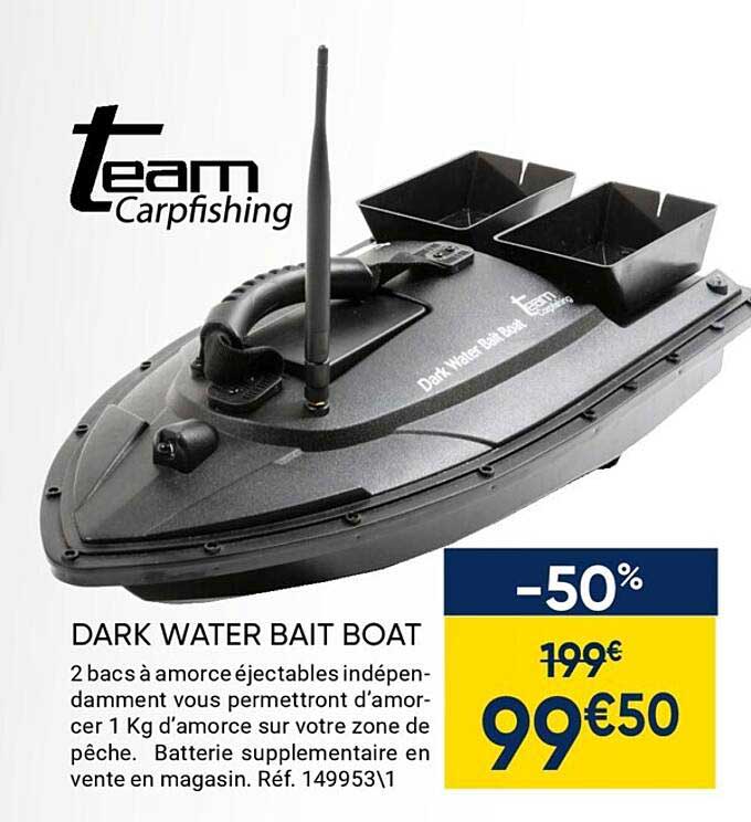 dark water bait boat