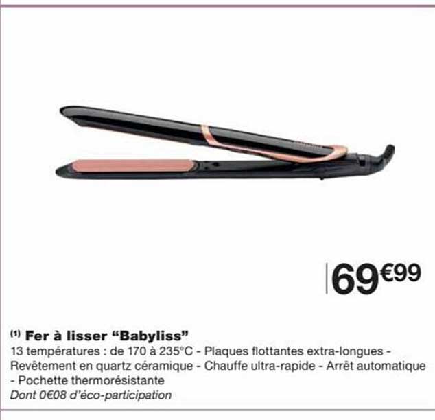 fer à lisser "babyliss"