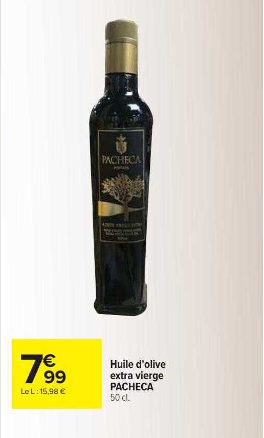 huile d'olive extra vierge pacheca