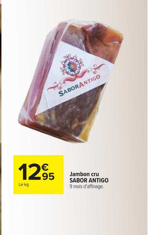jambon cru sabor antigo
