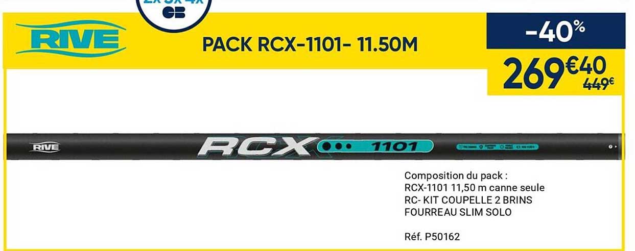 pack rcx-1101- 11.50m rive