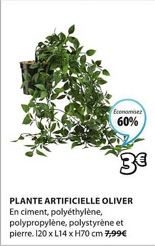Plante Artificielle Oliver