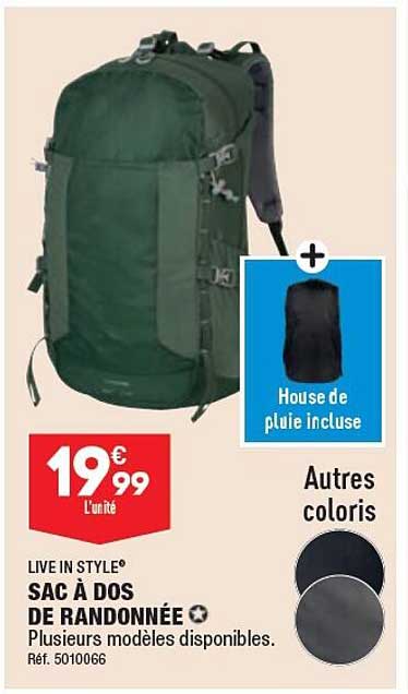 sac à dos de randonnée live in style