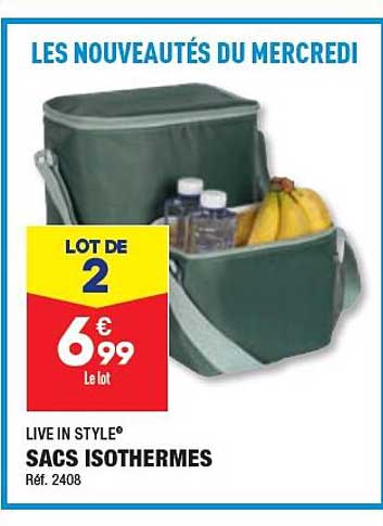 sacs isothermes live in style