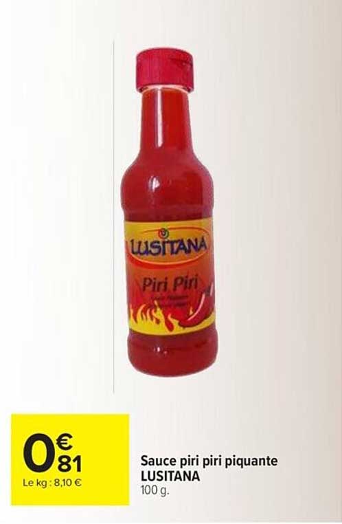 sauce piri piri piquante lusitana