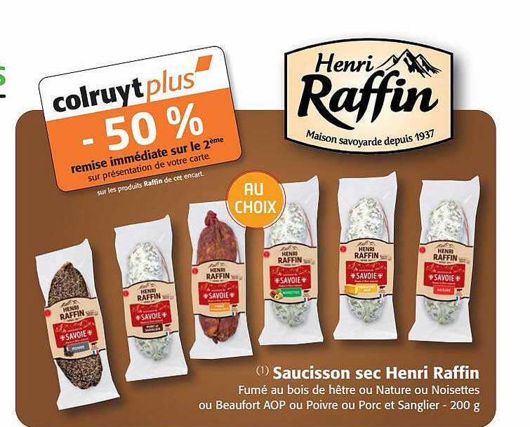 saucisson sec henri raffin
