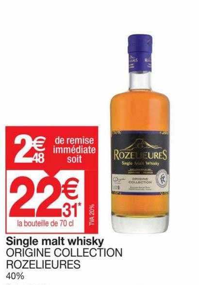 single malt whisky origine collection rozelieures
