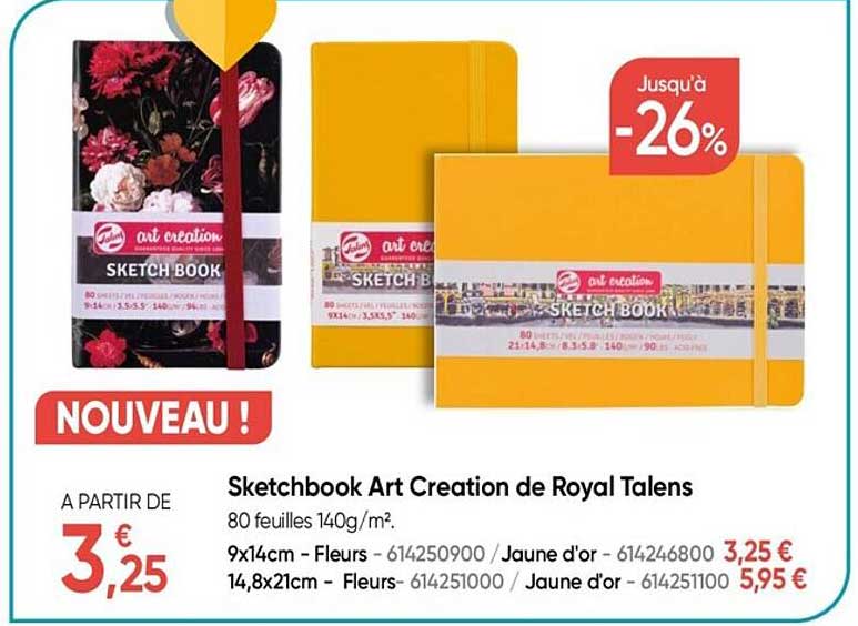 sketchbook art création de royal talens