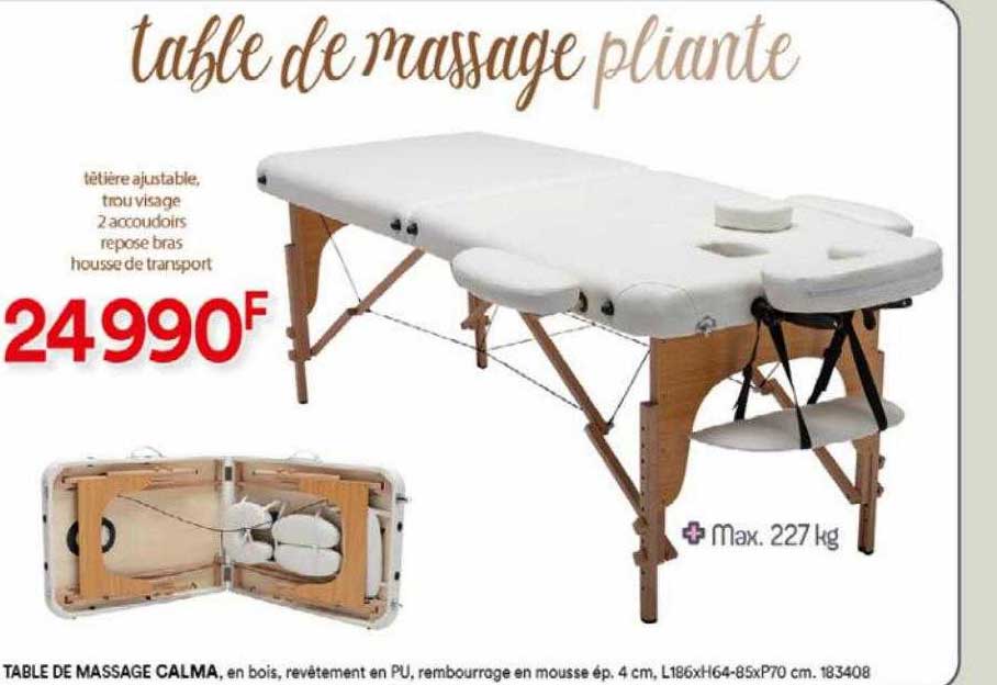 Table De Massage Pliante