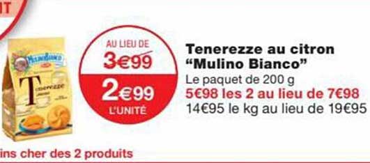 Tenerezze Au Citron "mulino Bianco"