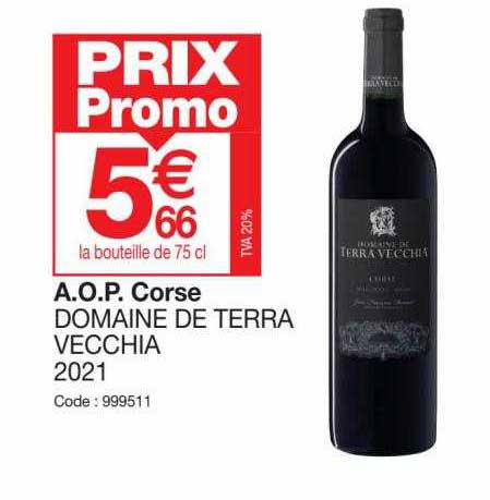 a.o.p. corse domaine de terra vecchia 2021