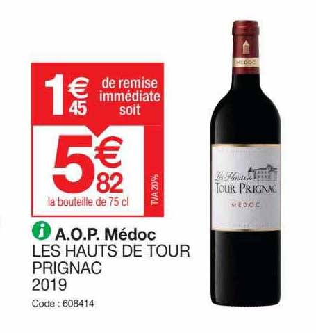 a.o.p. médoc les hauts de tour prignac 2019