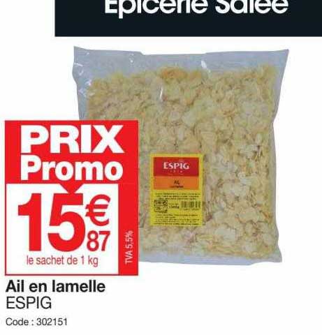 ail en lamelle espig