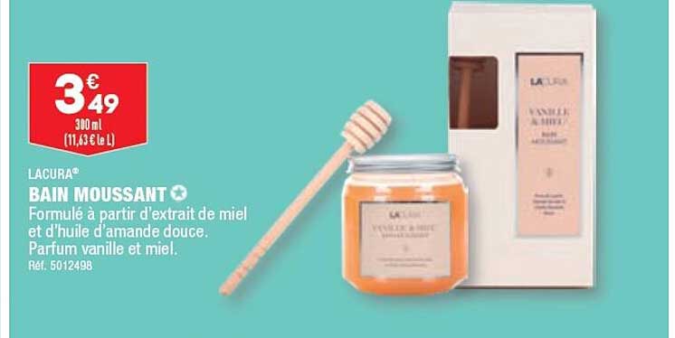 bain moussant lacura