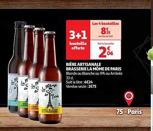 Bière Artisanale Brasserie La Môme De Paris