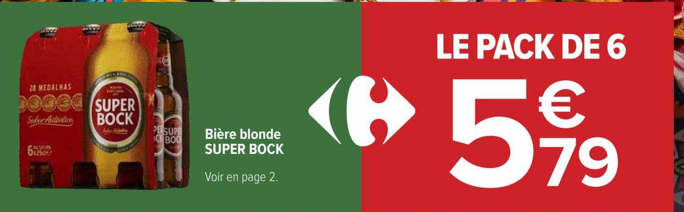 Bière Blonde Super Bock