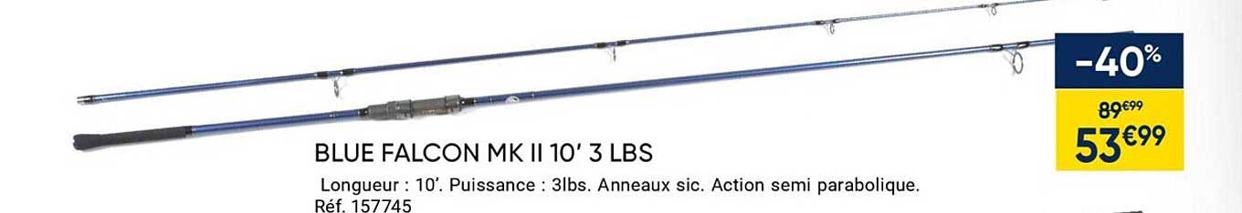blue falcon mk II 10' 3 lbs