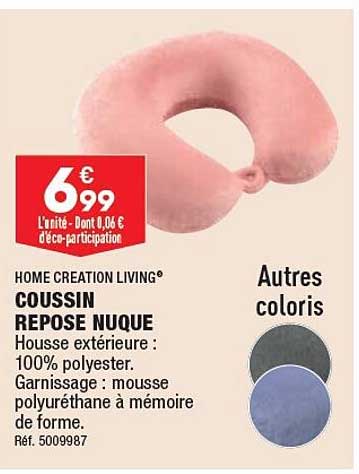 coussin repose nuque home création living
