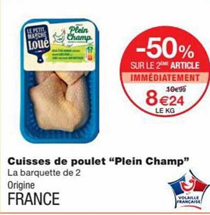cuisses de poulet "plein champ"