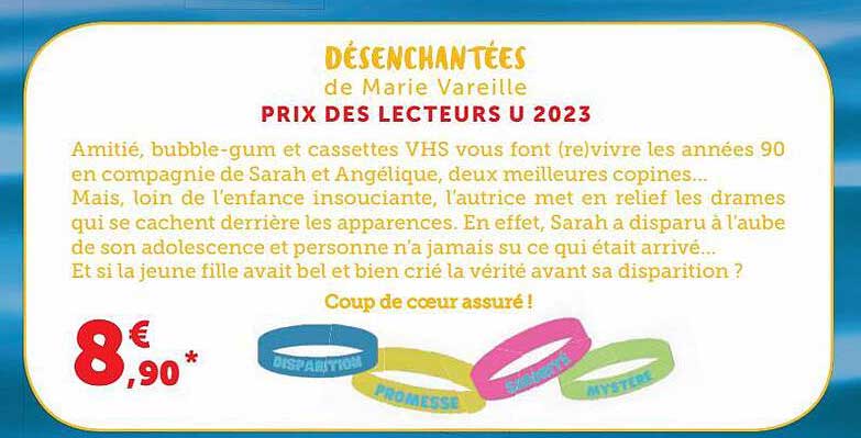 désenchantées de marie vareille