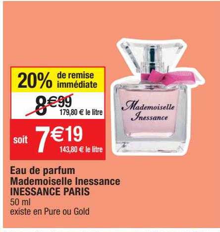 Eau De Parfum Mademoiselle Inessance Paris