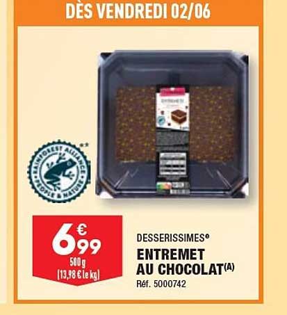 entremet au chocolat desserissimes