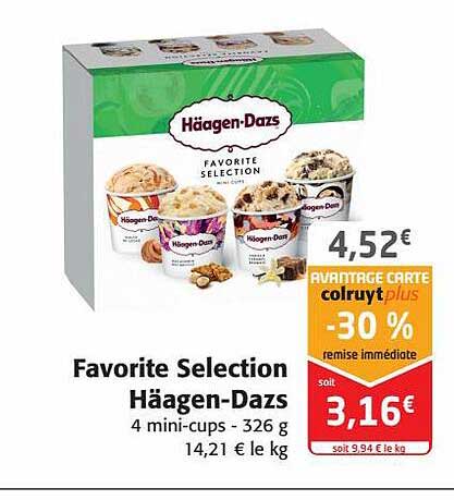 favorite sélection häagen-dazs