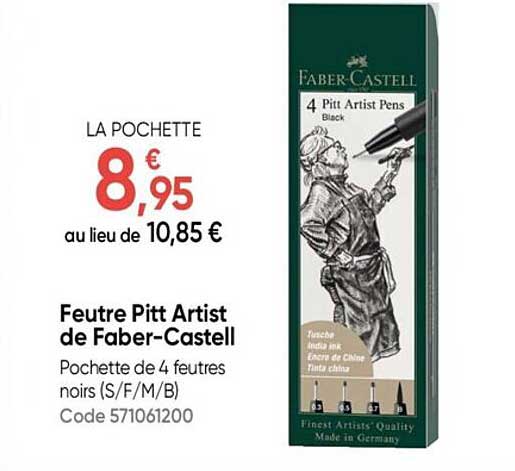 feutre pitt artist de faber-castell