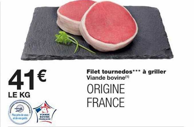 filet tournedos***à griller
