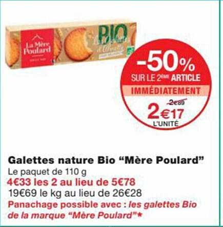 galettes nature bio "mère poulard"