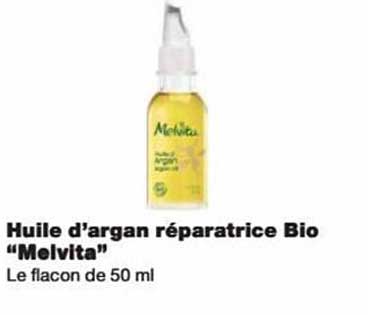 huile d'argan réparatrice bio "melvita"