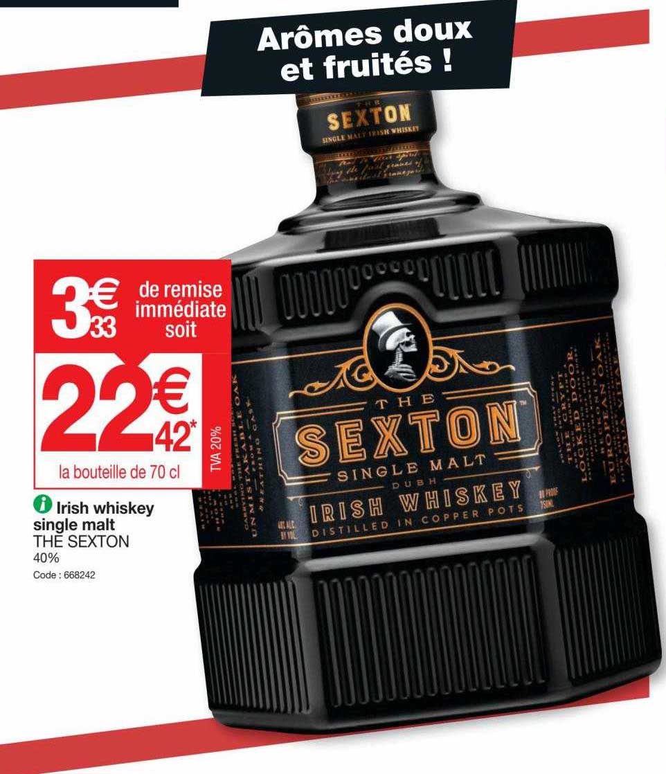 irish whiskey single malt the sexton