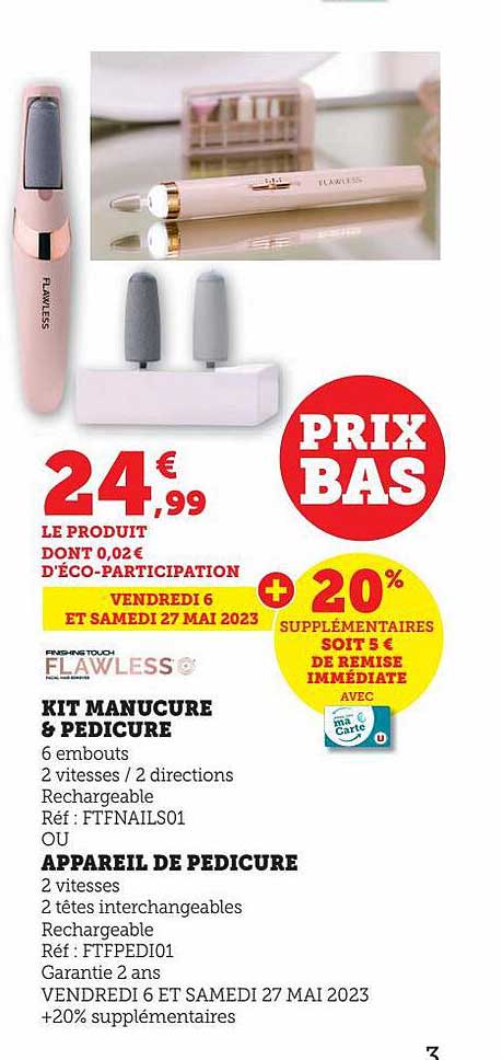 kit manucure & pédicure ou appareil de pédicure