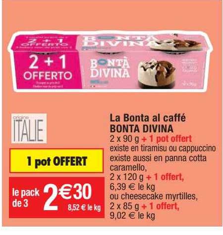 la bonta al caffé bonta divina