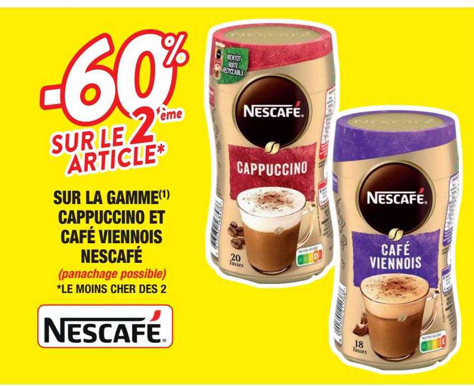La Gamme Cappuccino Et Café Viennois Nescafé