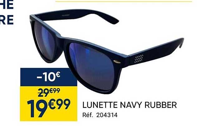 lunette navy rubber